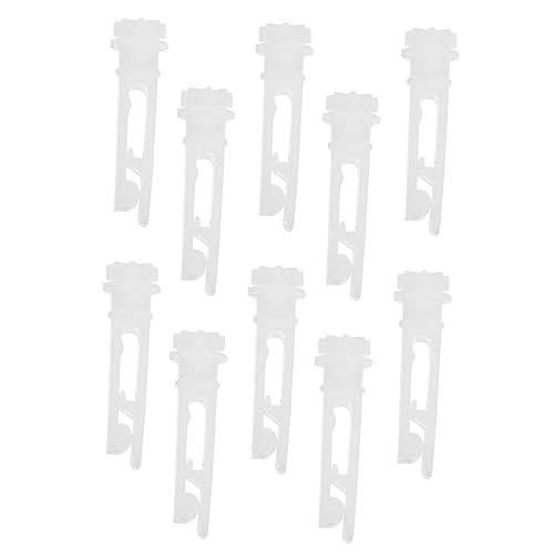 FUNOMOCYA Curtain Parts Set 10pcs Vertical Blinds Pulley Lightweight Pvc for Home Decor