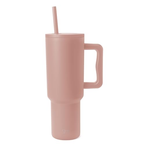 Simple Modern 40 oz Tumbler with Handle and Straw Lid | Insulated...