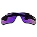 SYEMAX Lenti di ricambio polarizzate a specchio compatibili con occhiali Oakley RadarLock Edge ventilati (OO9183) – Opzioni multiple, Plasma viola polarizzato, Taglia unica