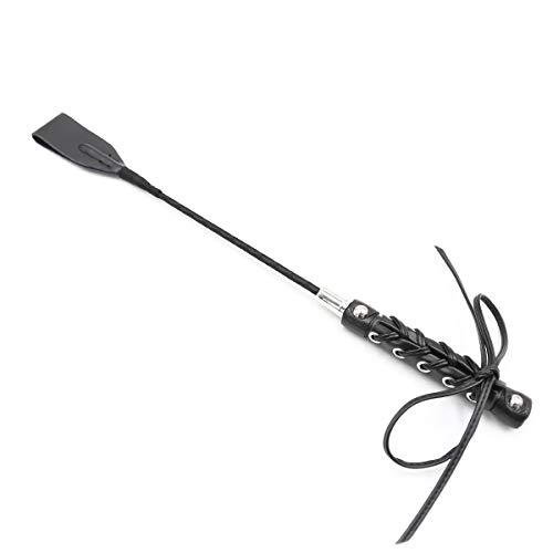 18" Real Riding Crop Braided Handle With Genuine Leather Top | Premium Quality Crops | Equestrianism Horse Crop #TOP1
