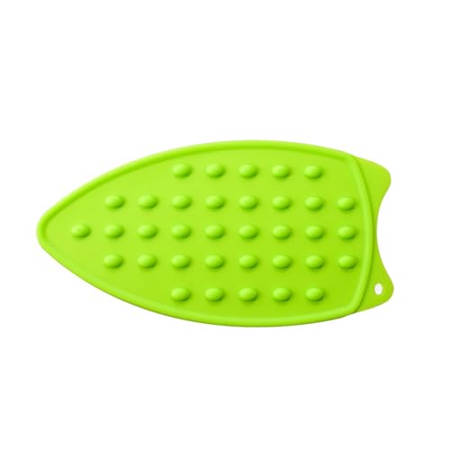 Alfombrilla de silicona para planchar, resistente al calor, para tabla de planchar, almohadilla de silicona multiusos, antideslizante, resistente al calor (verde)