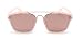 GAMT Square Mirrored Sunglasses Thicken Colored Frame Pink