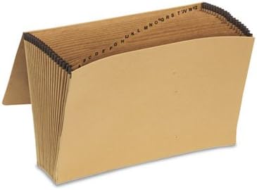 Pendaflex Essentials Products Pendaflex Essentials - Archivo expandible AZ, 21 bolsillos, kraft, legal, marrón, se vende como 1 cada panel frontal y