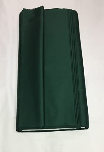 Image of BKRKJ Women's Cotton Silk Unstitched Fabric by Meter for Sewing Suit Salwar Chudidar Patiyala Shirt Kameez Blouse Kurta Pyjama Pathani jam Glace (5 Meter, Dark Green)