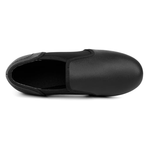 Unisex Tap Shoes PU Leather Slip On Dance Shoes for Women and Men4