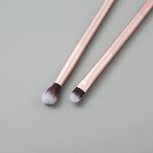 Double Sided Makeup Brushes, 24 Pcs Double Ended Eyebrow Eyeshadow Brush For Blending Eye Shadow Liner-Gold #TOP2