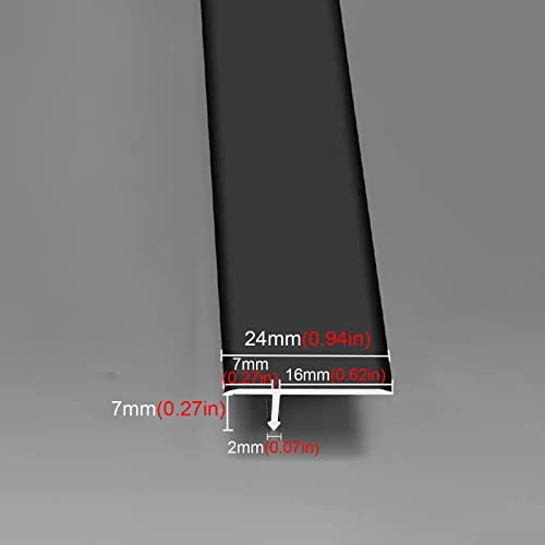 Joint de transition de sol en aluminium bronze 90cm pour éliminer les espaces