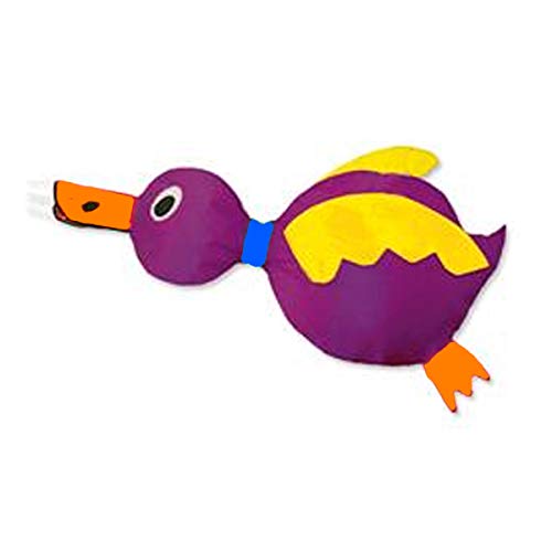 Lifes a breeze Duck windsock. Purple duck