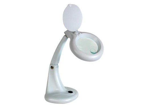 Veka lente d' ingrandimento da tavolo con lampada, per ufficio, bricolage, Tavolo, 3 diottrie, 60 LEDs