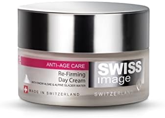 Swiss Image Anti-Ageing Refirming Day Cream | Collagen Boosting & Wrinkle Lift | Snow Algae & Alpine Glacier Water | Promotes Skin Elasticity & Firmness | For All Skin Types | 50ml