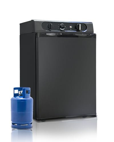 SMETA Gas 3-Way Camping Fridge 60L, 12V/240V/Gas Powered...