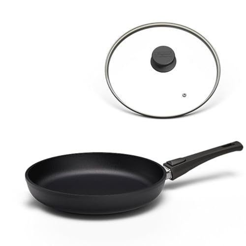 Hoffmann 11" BEST Nonstick Frying Pan – PFAS-Free, Non Toxic, Made in Germany, Flat Skillet, Induction Ready, Heavy Cast Aluminum (StonIQ Series) - image 1