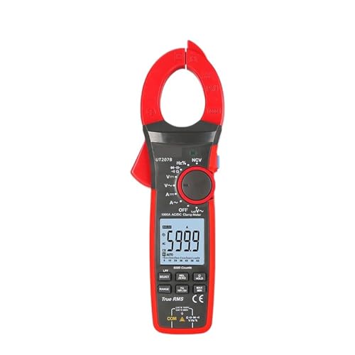 1pc UT205E UT206B UT207B UT208B Pinza Amperimétrica Digital 1000A 1000V Voltímetro Pinzas Amperímetro Corriente de Arranque (UT207B) miniatura 2