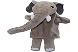 elefante marioneta de dedo Bellamente hecho con una maravillosa atención al detalle