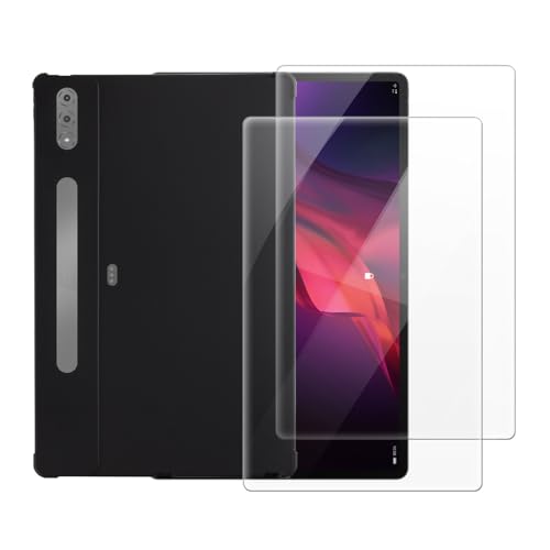 Funda 2 en 1 Lenovo Tab Extreme 14.5 antiarañazos con cristal templado de alta transparencia