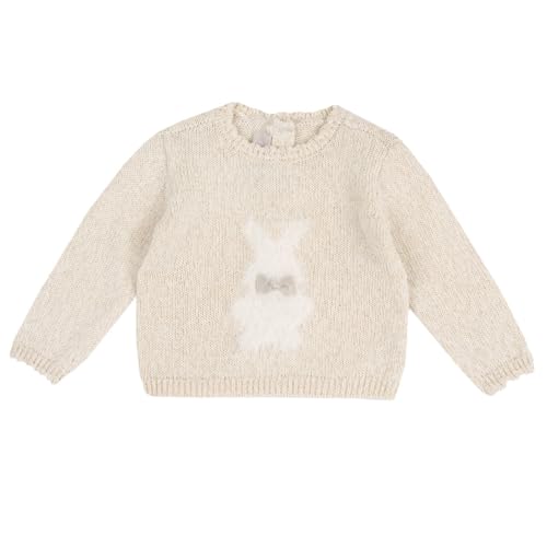Pull jacquard fille Chicco vêtement chaud en maille avec lapin