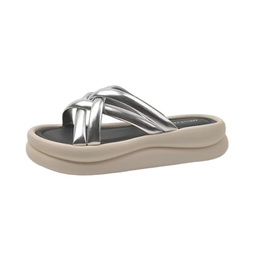 Womens Sandals Women's summer outdoor fashionable thick-soled beach slippers2