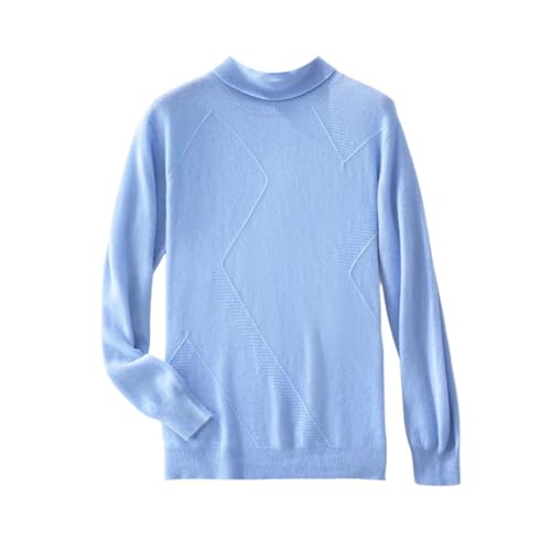 Men's Merino Wool Turtleneck Sweater Solid Color Knit Pullover Long Sleeve Basic Soft Comfortable Warm Casual