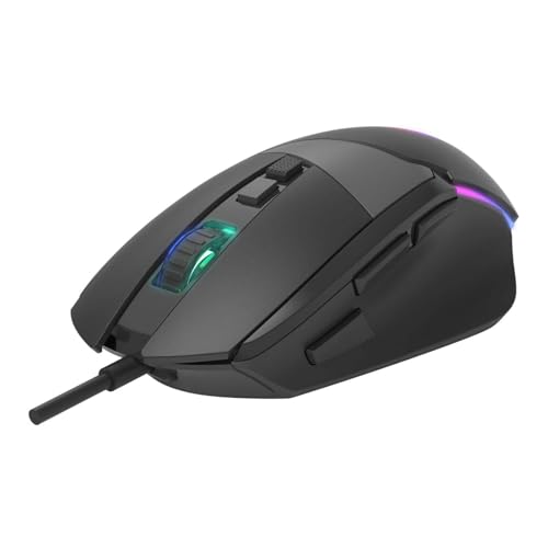 MARVO Ratón para juegos con cable M411 RGB para PC de sobremesa