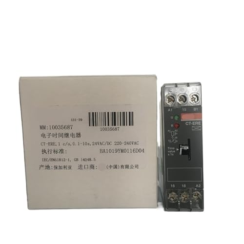 Relais temporisé CT-ERS.22S 2c/o 24-240VAC inverseur pour rail DIN