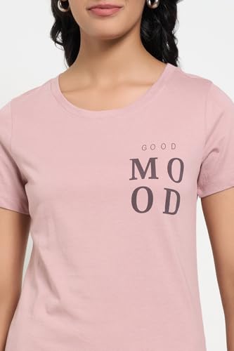 Image of Honey Women's 100% Cotton T-Shirt | Regular Fit | Round Neck | Half Sleeve