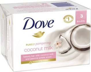 Dove Coconut Milk Beauty Cream Bar (Pack Of 3) With Ayur Lotion 50 ml