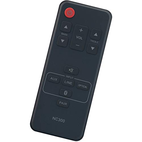 Image of NC300UH NC300 Sound Bar Replacement Remote Control Applicable for Sanyo Soundbar FWSB405F FWSB405FS