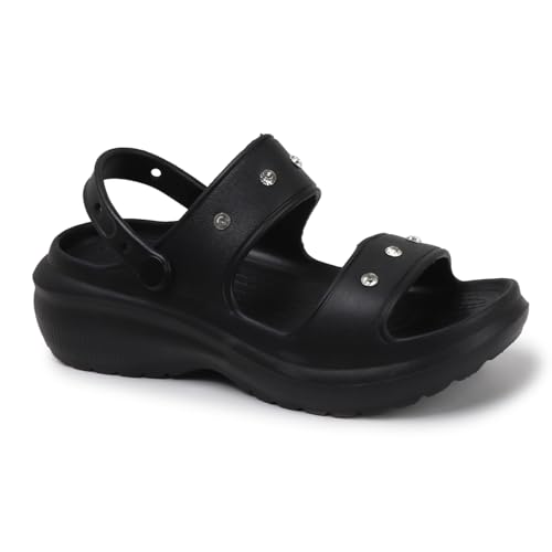 Image of Sukun DMD-KIA Women's Clogs /Sandals with Adjustable Back Strap Ultra Soft & Flexibility Anti Skid Comfortable Waterproof Daily Mules Clogs /Sandals for Women