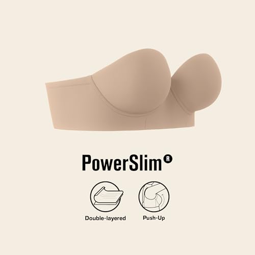 Leonisa Strapless Bras for Women - Underwire Longline Back Smoothing Bra, Full Coverage Support4