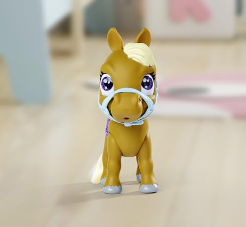 Simba 105950009 - Pamper Petz Pony, 24cm Spielzeug Pferd mit Trink- und Nässfunktion, Fohlen, kämmbarer Schweif, Color Change, Tierbaby mit Windel, 11 Überraschungen, für Mädchen und Jungen ab 3 Jahre