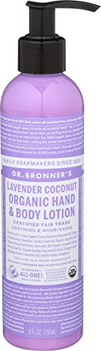 Lotion Lavande Coco Dr. Bronner's rituel bien-être du soir