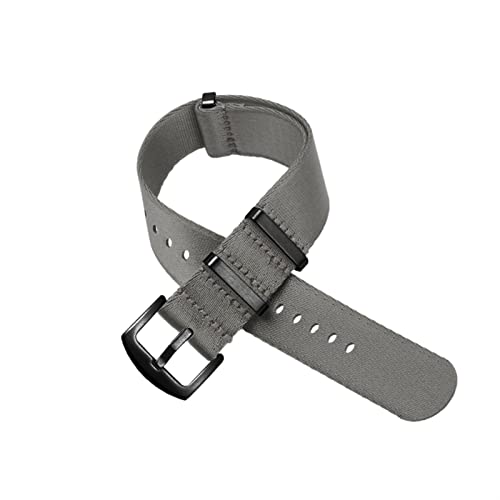 Bracelet NATO 22mm en nylon tissé premium pour montres de luxe type Seamaster Speedmaster