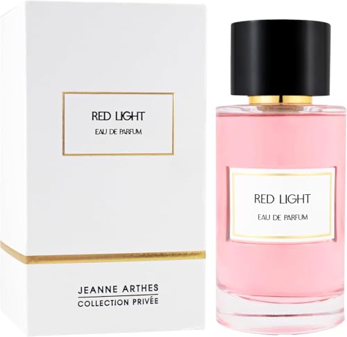 JEANNE ARTHES - Collection Privée - Eau de Parfum Red Light - Boisé & Ambré - Jasmin, Accord Boisé Ambré- Fabriqué en France à Grasse - Flacon...