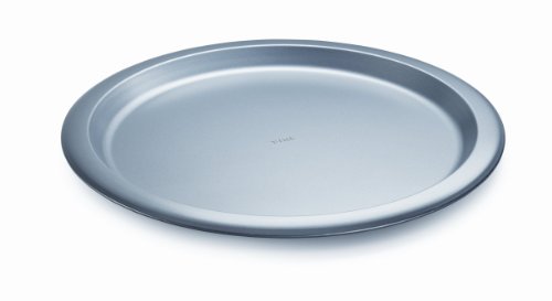 T-fal 84837 Professional Bakeware Nonstick Pizza Pan, 15.75-inch Large, Gray