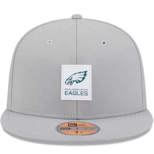 Gorra New Era Gris Philadelphia Eagles 2025 Sideline 59FIFTY miniatura 2