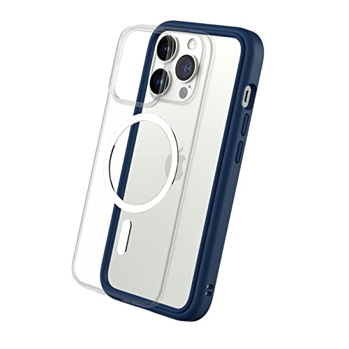 Coque MagSafe iPhone 13 Pro Max RhinoShield Mod NX Bleu Marine modulaire