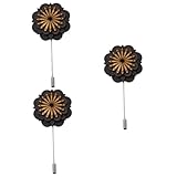 Healeved 3 Pièces Fleurs De Revers Pour Costumes Pour Hommes Décoration Costume Accessoi...