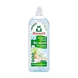 MODE D'EMPLOI : Ce liquide de rinçage se verse directement dans le réservoir de rinçage de votre lave-vaisselle. Pour une vaisselle écoresponsable, sélectionnez un cycle de lavage à basse température et faites tourner l'appareil à pleine charge.
