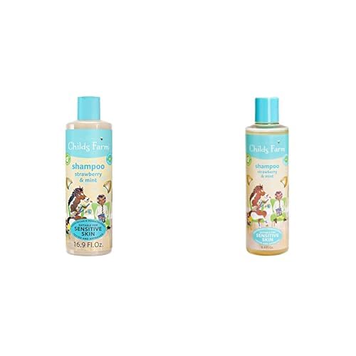 Childs Farm, Kids Shampoo for Dry, Sensitive, Eczema-prone Skin & Scalp, Strawberry & Mint + Baby Lotion for Sensitive Skin, Moisturizer for Dry Skin