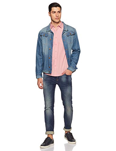 Image of Amazon Brand - Symbol Men's Cotton Shirt | Casual | Plain | Full Sleeve | Summer - Regular Fit (Available in Plus Sizes)