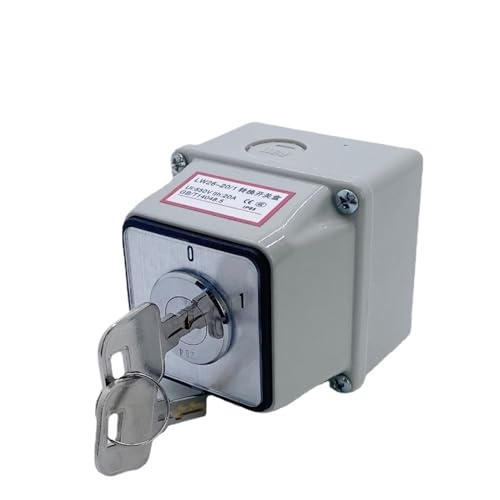 Commutateur à came rotatif LW26-20YS5/1M pour sécuriser le transfert universel 20A