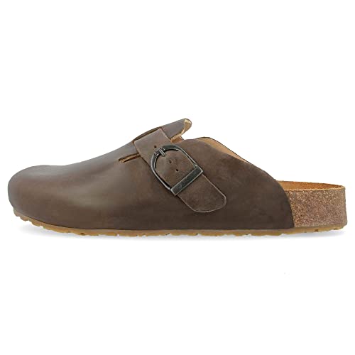 Image of HAFLINGER Grizzly Zigzag Felt Clog Wool Slipper