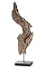 Produktbild GILDE Skulptur Baumwurzel braun naturfarben auf schwarzem Sockel H 69 cm
