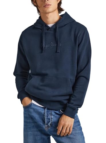 Preisvergleich Produktbild Pepe Jeans Herren Joe Hoodie Kapuzenpullover, Blau (Dulwich Blue), L