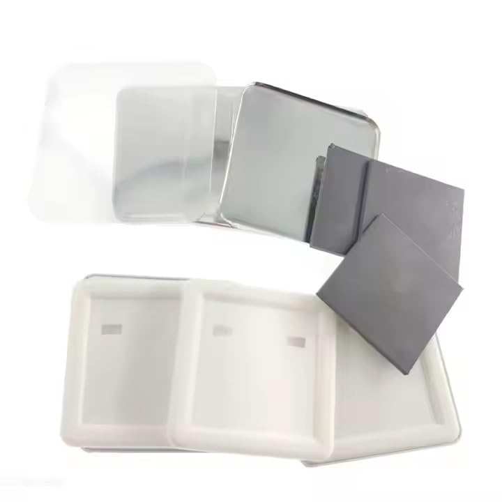 50 X 50mm Square Shape Fridge Magnet Badge Button Magnet Material for DIY Decoration