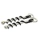 Makupon Multi-Tool Waiters Corkscrew Portable Red Wine Bottle hinged Opener Set with Keychain