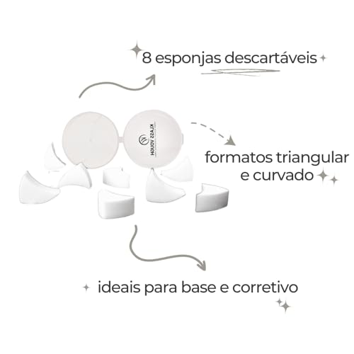 Esponja para Base Queijinho 8 Unidades - Klass Vough