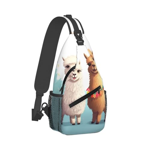 Bolso tipo sling unisex negro para viaje y senderismo miniatura 7