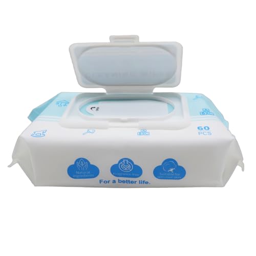 Wipes Cleaning Wipes Hand and Mouth Soft Wipe RO Pure Water Unscented & Hypoallergenic Suitable for Sensitive Skin (1)