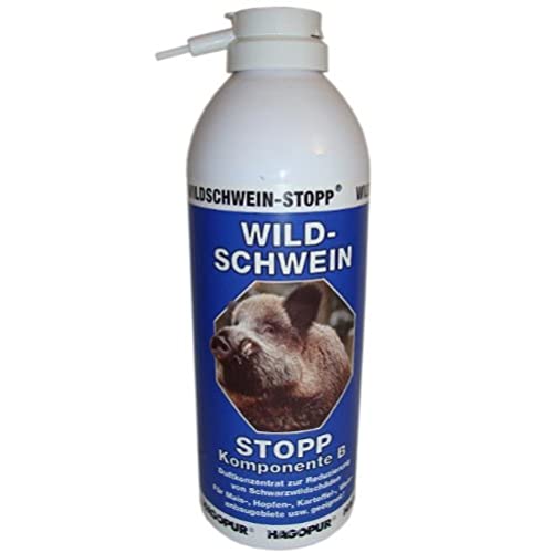 Hagopur Unisex – Erwachsene Wildschwein-Stopp Wildschein, Blau, 400ml